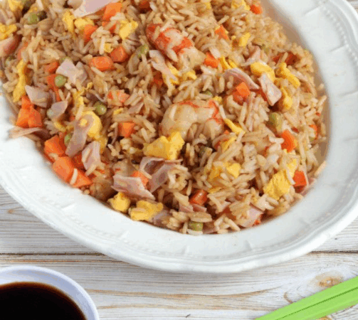 Arroz tres delicias GAMBA