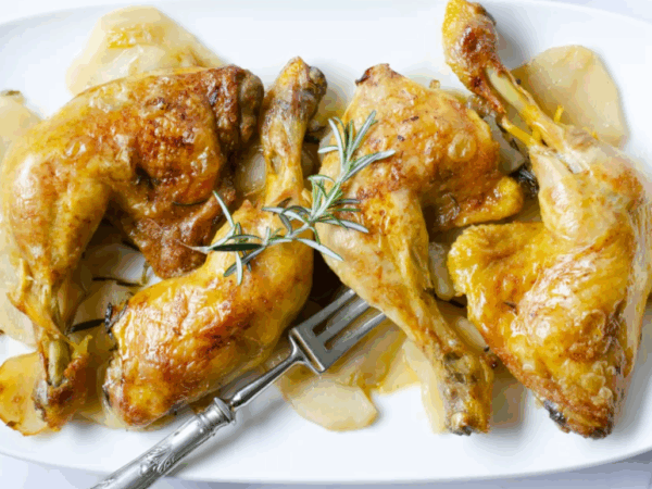 Muslo de pollo con limón