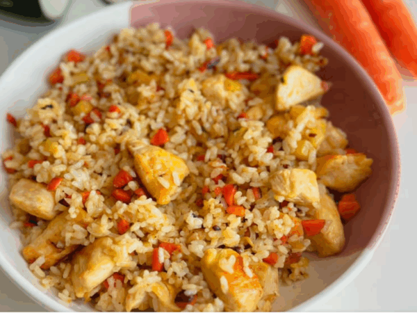 Arroz tres delicias POLLO